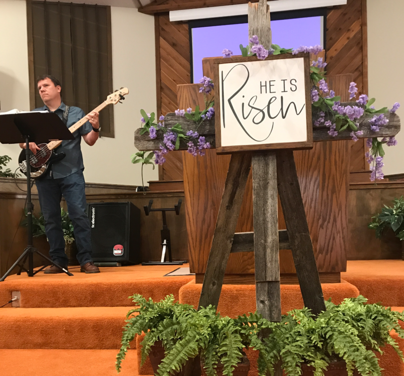 Sunday worship service - He is Risen
