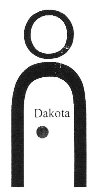 Illustration of Dakota inside of Christ
