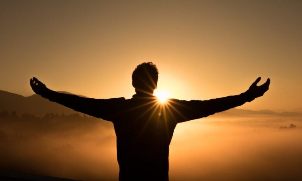 Man with Outstretched Arms