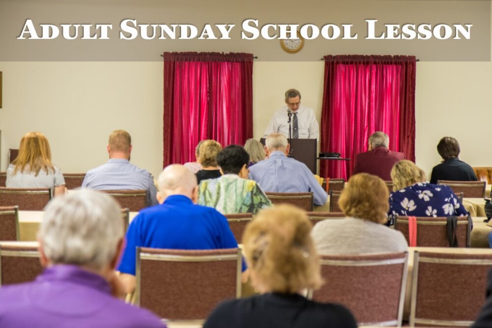 Sunday School Lesson